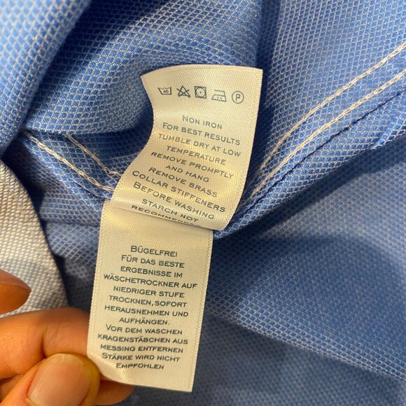 Charles Tyrwhitt Non-Iron Extra Slim Fit Dress Shirt (16/33 inches) - Picture 5 of 8